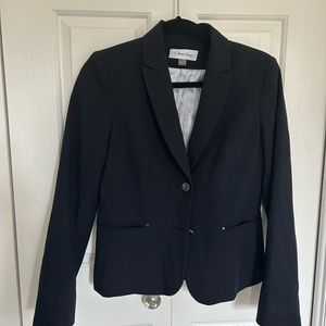 Calvin Klein work navy blazer size 4